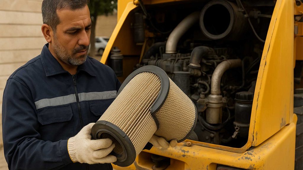 زمان تعویض فیلتر ماشین‌آلات سنگین